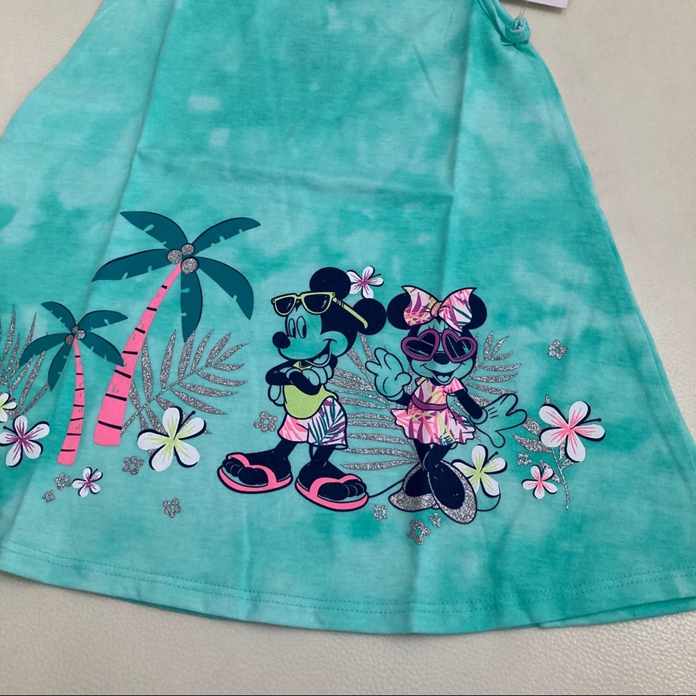 Disney tropical 🌴 Minnie Mickey cute sea dress - Picture 3 of 5